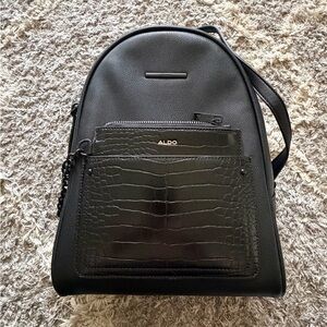 Aldo Textured Black Backpack